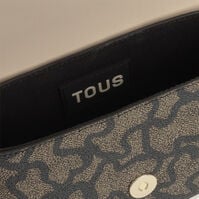 Mini Bandolera Medialuna Kaos Icon Negra-Beige Mini Bandolera Medialuna Kaos Icon Negra-Beige 2